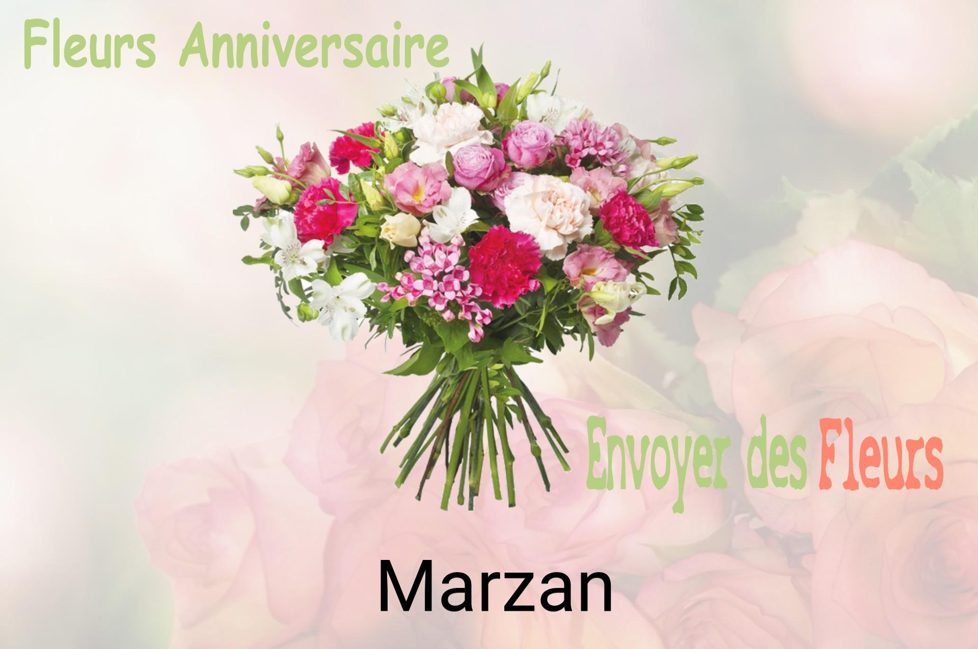 Bouquet de fleurs d’anniversaire livré à Marzan